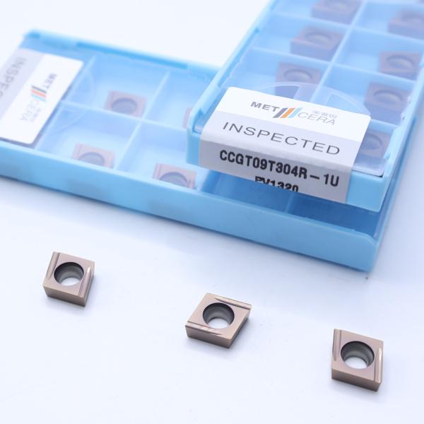 CCGT09 PVD Coated Cermet Insert Boring Insert , Internal Turning Insert for