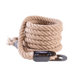 Dia 36 mm 3 strand natrual fiber brown twisted rope for packing mooring boat and