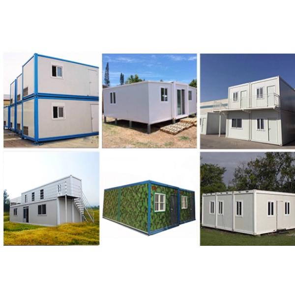 Premade Portable Container House , Earthquake Proof Metal Shipping Container Homes