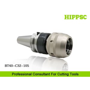 BT40 CNC Machine Tools Power Type Tool Holder Precision 0.003mm For Heavy Duty