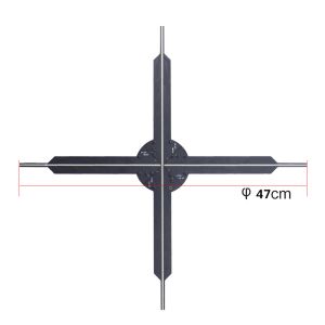 Newest Innovative APP WIFI Control 3D Fan Hologram Advertising Display Machine