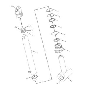 Tak-3102 Ring Tak3102 Piston Liner Kit Engine 228-9572 Cylinder Liner 2289572 Piston