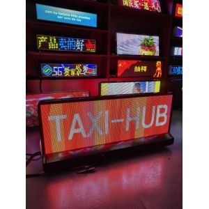 P2.5 Taxi LED Display Wireless 4G Car Electronic Screen GPS Positioning