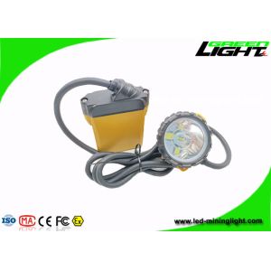 Cheap 10.4Ah 390lum Waterproof Miners Cap Light 1.8W With Cradle Charger for sale