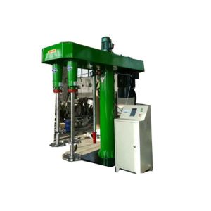 Hydraulic Lift 2000L Emulsion Paint Dispersion Machine / Paint Dispersion Mixing