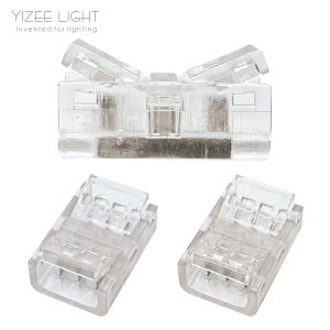 3 PIN 10mm PCB To PCB SMD Solderless LED Strip Connector Transparent