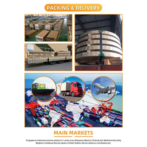 Hot Rolled Stainless Steel Sheet Plate 0.6mm Thickness AISI ASTM DIN SUS Standard