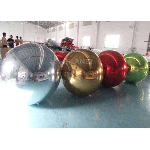 Giant Double Layer Sliver PVC Inflatable Mirror Ball Inflatble Mirror Balloon For Event Decoration