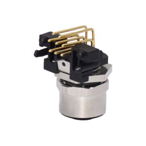 China Socket Pcb Panel Mount Connector M12 Waterproof Connector A Code 8 Pin Female 90 Degrees on sale
