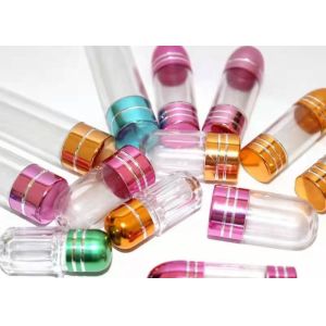 SGS Empty Plastic Pill Bottles 13mm One Capsule Bullet Shape