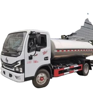 Cheap Cheapest 4*2 5000 Liters Milk Tanker Truck With Stainless Steel Material for sale