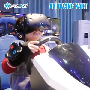 1 Player 9D VR Simulator Kids Race Car Audio Entertainment System For Mall