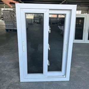 Honor Double Sliding PVC/UPVC Windows with Tempered Glass Plastic Frame for Home