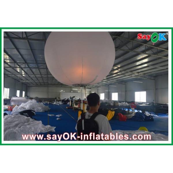 Advertsing Inflatable Lighting Decoration , 190T Nylon Cloth Inflatable Backpack