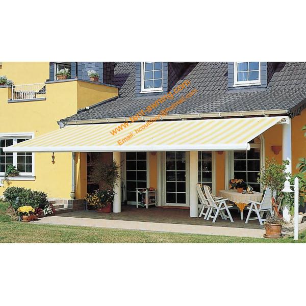 Quality Durable Motorized Remote Control Retractable Semi-Cassette Awning wholesale