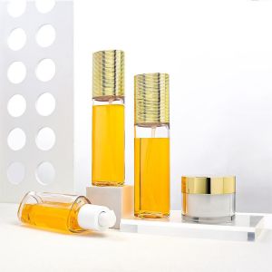 Clear Rectangle Plastic Cleaning Spray Bottles 150ml Perfume Atomizer Bottles