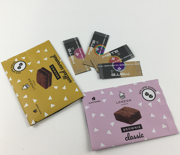 Empty Flexible Laminated Sealed Pillow Bag Chocolates Sachet For Freezer Food