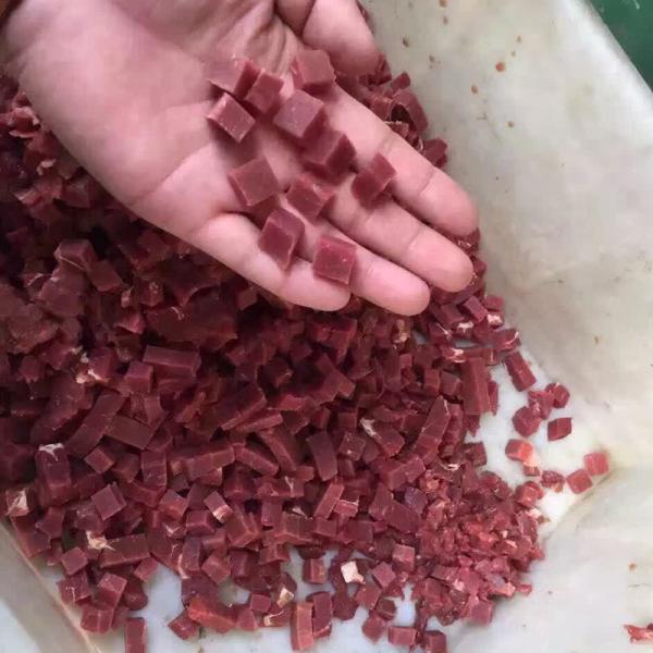 Customizable 3.7KW 700KG/H Pork Diced Mutton Machine