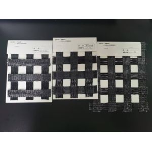 Width 5.2M Roadbed Soft Soil Layer Reinforcement Polyester Geogrid BX Grid For