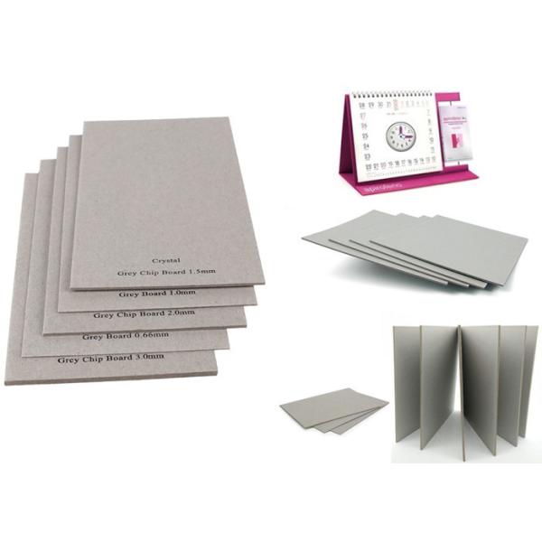 Quality Desk Calendar / Arch file Recycled Gray Chip Board , Grey Board Sheets wholesale