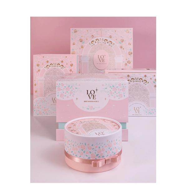 Birthday Candy Package Paper Box Gift Cardboard Box With Ribbon