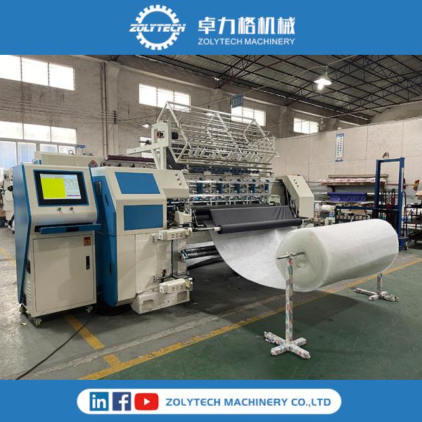 ZOLYTECH quilting machine for bedcover multi-needle quilting machine automatic