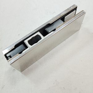 201SS Pivot Patch Fitting , Glass Shower Door Clamps 304SS 7.0mm core thickness