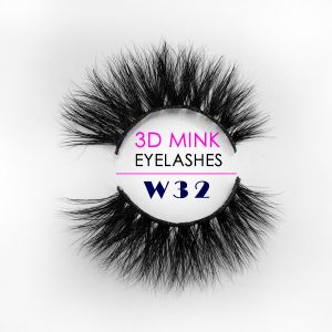 Buy cheap Customized Very Natural False Eyelashes 25MM Length With Packaging Box from wholesalers