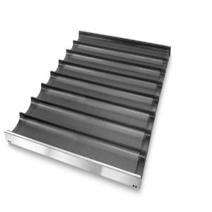 RK Bakeware China Foodservice NSF Siicone Glazed 800*600mm 8 Flutes Channel