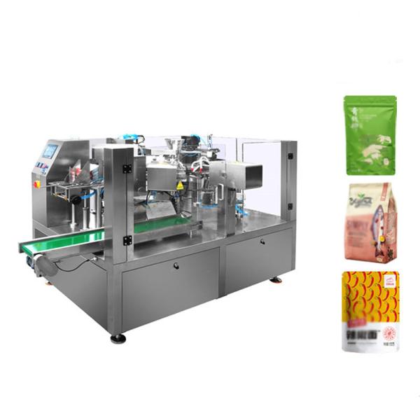 Quality Leadworld Automatic Rotary Bag Packaging line Multifunctional Pre-made Bag Packaging Filling And Sealing Machine wholesale