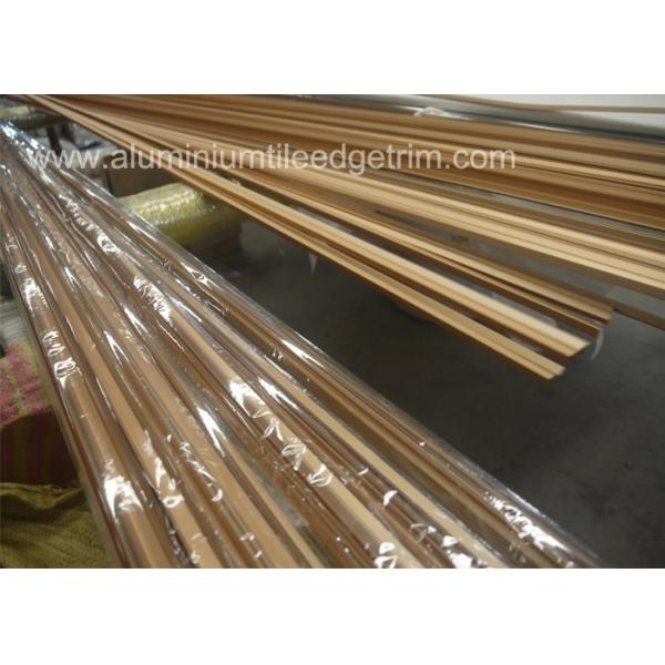 Durable Brushed Aluminum Corner Guards Equal Angle Extrusion Profile