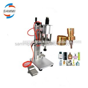 Pneumatic Perfume Bottle Crimping Machine Capping Machine Lid Cap Locking