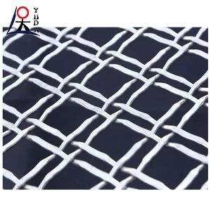 Cheap Square Decorative Stone Crusher Vibrating Crimped Screen Mesh for sale