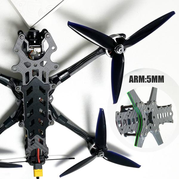 Mark4 V2 FPV Racing Drone Kit with Carbon Fiber Frame and 2.5W VTX 5 to 13
