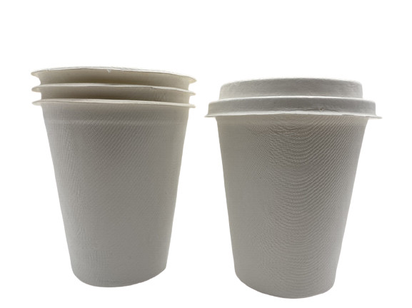 Quality Eco Friendly 12oz  90x97mm Biodegradable Cups And Lids wholesale