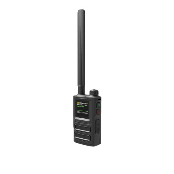 Black Handheld Drone Detector Portable UAV Detection Device For Security And