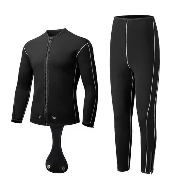 Quality Black Sleek Scuba Diving Wetsuit 3mm Spearfishing Wetsuit For Underwater Snorkeling wholesale