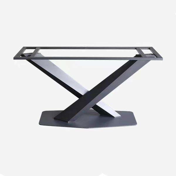 Hot sale high quality dining table sets modern new arrival 6 person wooden top dining room table sets