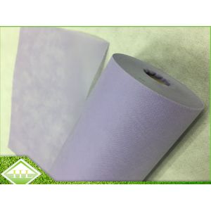 100% Polypropylene Nonwoven Fabric , Perforated TNT Pre cut Table Cloth 1m x 1m