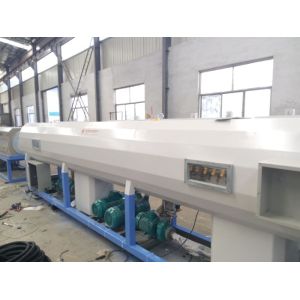 50Hz Hdpe Pe Water Pipe Plastic Extrusion Machine With Plc Control Systerm