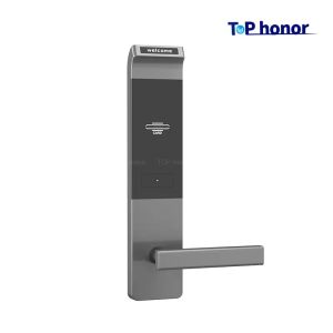 RFID Card Smart Electronic Door Handle Lock Semiauto Aluminium Alloy For For