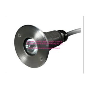 SS316 Underwater Led Fountain Lights With Plastic Niche 1x3W LED IP68