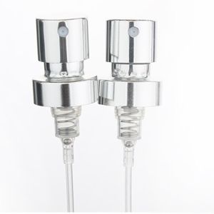 Empty Glass Perfume Bottles Aluminium Spray Pump 0.5ml