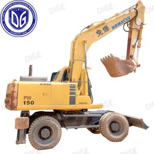 China 2018 Komatsu Wheel Excavator 13600kg For Construction Projects on sale