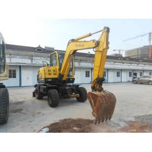 China                  Used Hyundai R60 Wheel Excavator, Hyundai R60-5 R60W-5 R60W-7 R60-7 R60-9 Mini Wheel Excavator on Sale              on sale