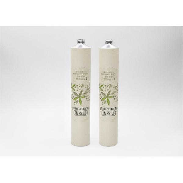 Quality M11 Thread Screw Aluminum Collapsible Tubes , Hand Cream Tube With Golden Inner Coating wholesale