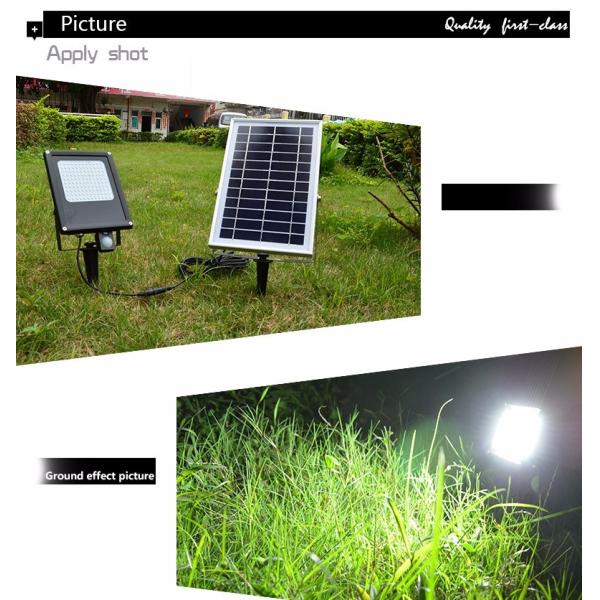 N500E F motion sensor 120 leds solar power waterproof IP 65 solar street flood light