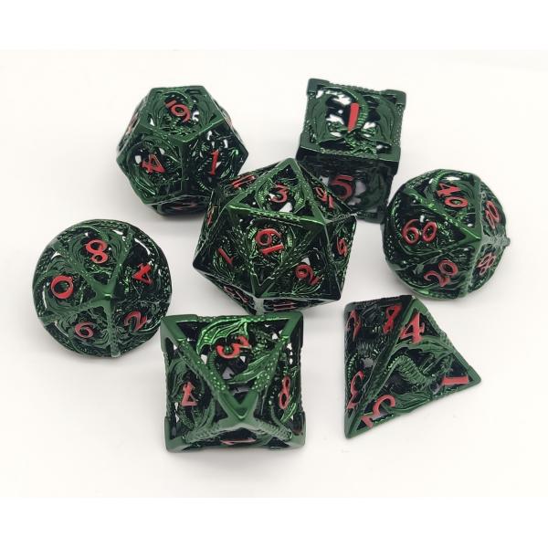 Quality Durable Antiwear Unique Polyhedral Dice Set Odorless 7 Piece wholesale