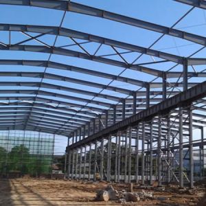 High Strength Structural Steel Frame Construction Factory , Steel Structure
