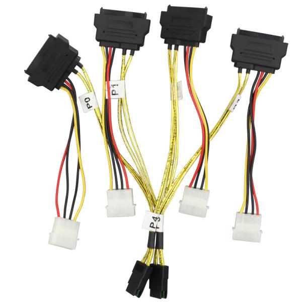 Quality Industrial Wire Harness Motherboard Hard Disk Data Micro Sata Power Cable wholesale